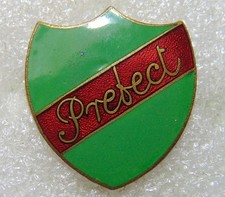 Early Style & Unusual Prefect School "Shield" Type Badge
