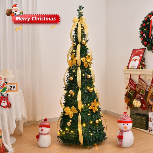 6ft christmas tree prelit - 6ft,