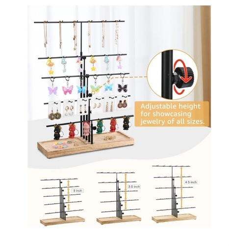 Earring display stand hooks - display,