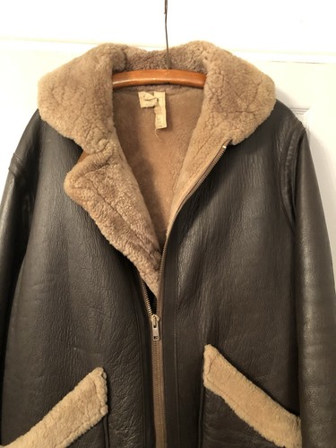 Sheepskin flying jacket warm - flying,