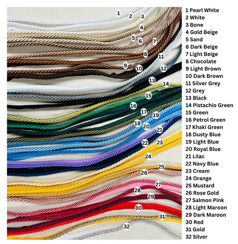 7mm flanged piping cord - 7mm,