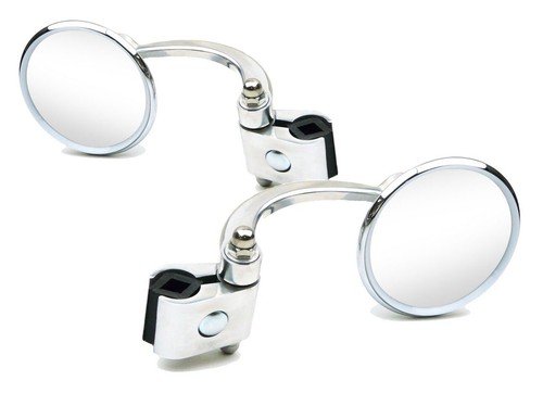 Round clamp legshield - on,