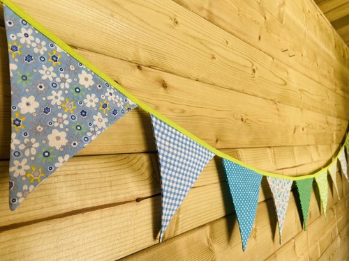 Bunting cotton polka floral - polka,