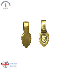 20 Small Glue on Leaf Bails