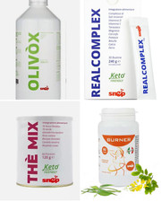 SNEP Olivox + Burner + The Mix + Realcomplex (set Of 4) Detox 