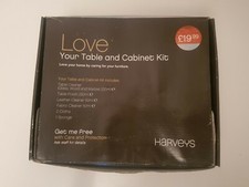 Harveys Love Your Table and Cabinet Kit - Care for your furniture Protection kit