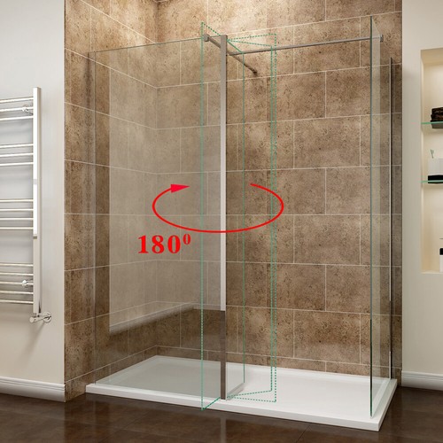 Walk shower enclosure with - in,