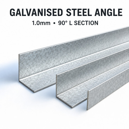 Galvanised steel angle - galvanised,