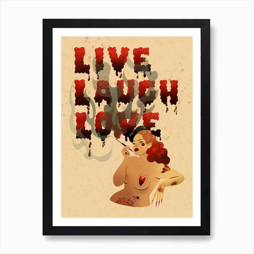 Live laugh love - love, pin