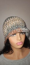 Handmade Crochet Hat Brown