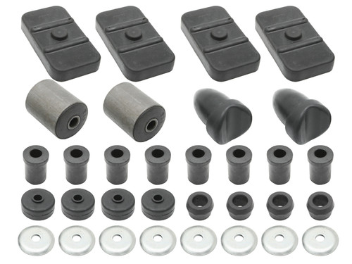 Rear suspension rubber - suspension,