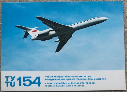 Aircraft postcard tupolev - postcard,