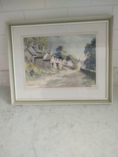 Framed original watercolour - framed,