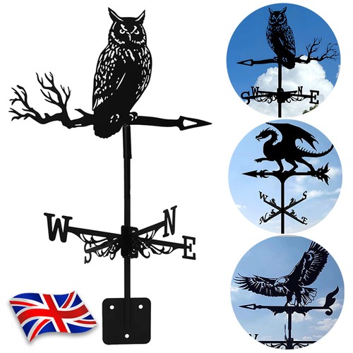 Black metal weather vane wind - metal,