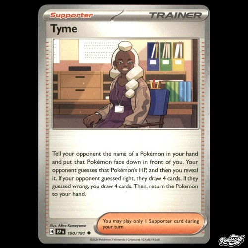 Tyme 190 191 uncommon - tyme,