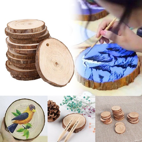 120pcs wood slices - 1-120pcs, round