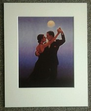 JACK VETTRIANO "TANGO DANCERS" MOUNTED ART PRINT SINGLE MOUNT 10 X 8