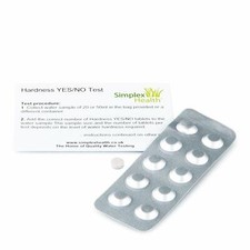 Total Water Hardness TABLETS x 10  Drinking Water Softner Testing Setup Yes/No