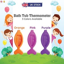First  Baby Bath Thermometer Fish Floating Safe Water Temperature 3 Colours