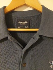 Abercrombie & Fitch cotton blend have sleeves Polo shirt/T-shirt Size Small 