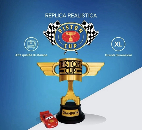 Trophy piston cup replica cars - piston,