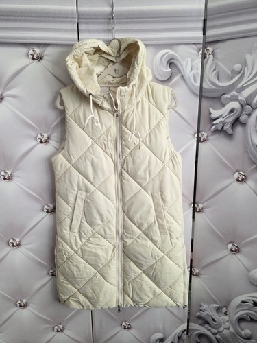 Women cream long quilted - women's,