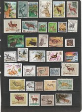 Reindeer/Deer on stamps