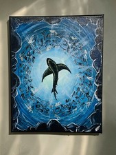 Original Whale Ocean Painting