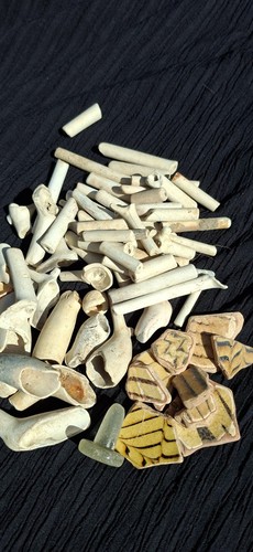 Thames claypipe stems broken - thames,