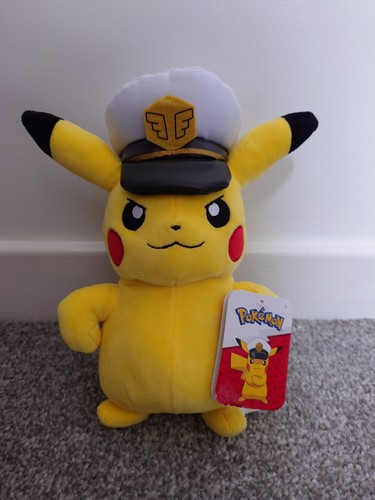 Pokemon captain pikachu plush - pokemon,