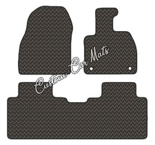 CUSTOM FIT TOYOTA BZ4X TAXI CAR FLOOR MATS IN RUBBER FROM 2022 ONWARDS (3 PCS)