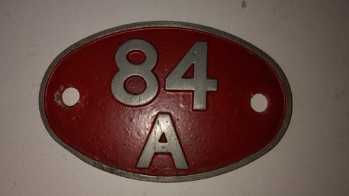 Railwayana aluminium 84a - aluminium,