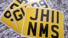 STICK ON NUMBERPLATE NOVELTY 7