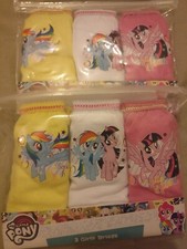 Girls My Little Pony Knickers Briefs 3 Pack Underwear Pants Ages 2-3 years