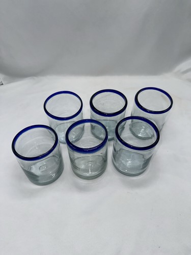 Mexican hand blown glassware - mexican,