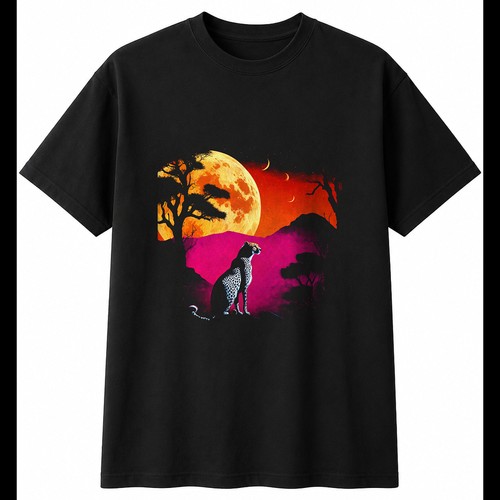 Dark fantasy cheetah - dark, in
