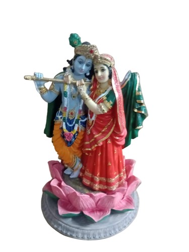 Radha krishna lotus deity - krishna,