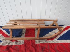 ANTIQUE VINTAGE WOODEN SLEDGE