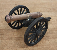 Vintage Miniature Cannon Brass