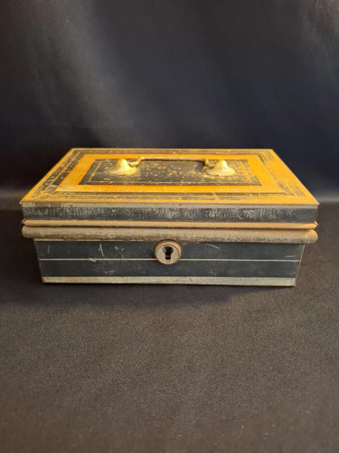 Vintage antique black - black, gilded