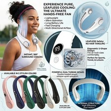 Mini Neck Fan Portable Hanging