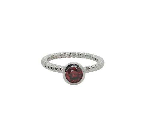 925 solid sterling silver red - 925,