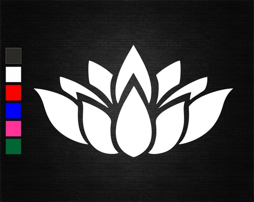 Lotus flower vinyl decal - lotus,