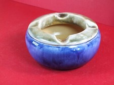 ROYAL DOULTON STONEWARE ASHTRAY - BLUE/GREEN GLASE