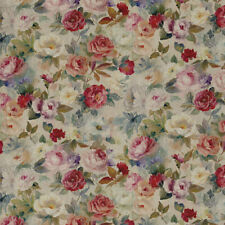 Linen Look Fabric Vintage Rose