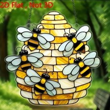 Buzzy Bee Hive Suncatcher -