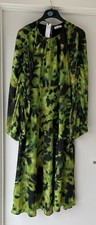 Topshop Green Black Tie Dye