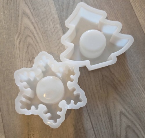 Christmas resin mould candle - christmas,