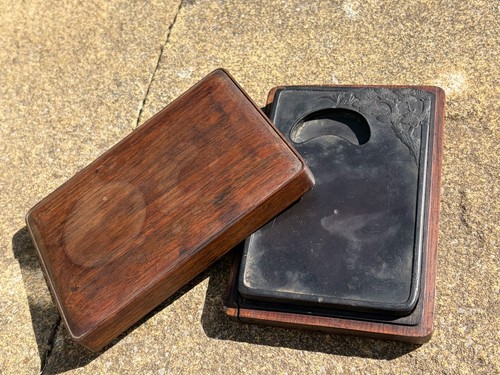 Chinese carved ink stone - ink,