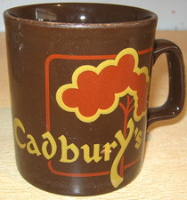 Vintage CADBURY'S Pottery Mug - made by Kiln Craft VGC 1980s